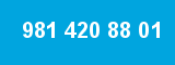 981 420 88 01 981 420 88 01
